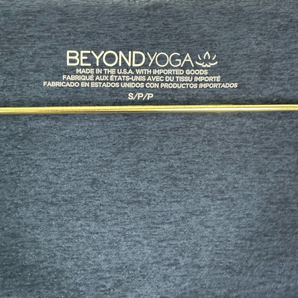 Beyond Yoga BLUE Impress Space Dye Long Sleeve Midi Dress Size S - Picture 4 of 6